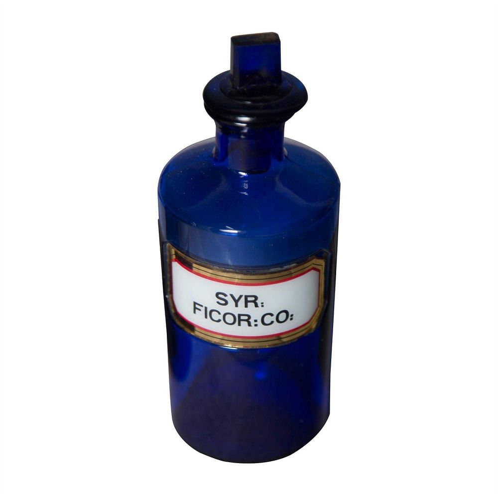 Pair of Bristol Blue Chemist Bottles DA3555710