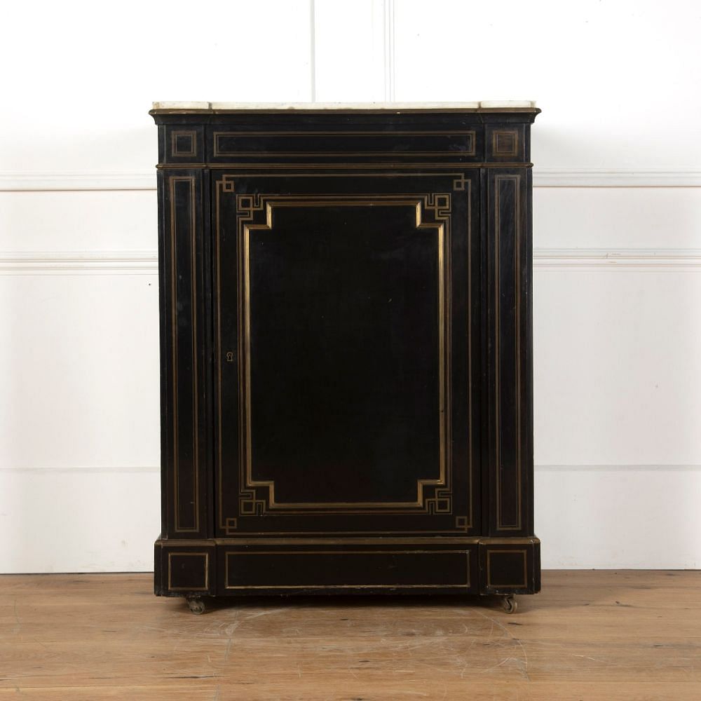 Ebonised Pedestal Cabinet DA3611012