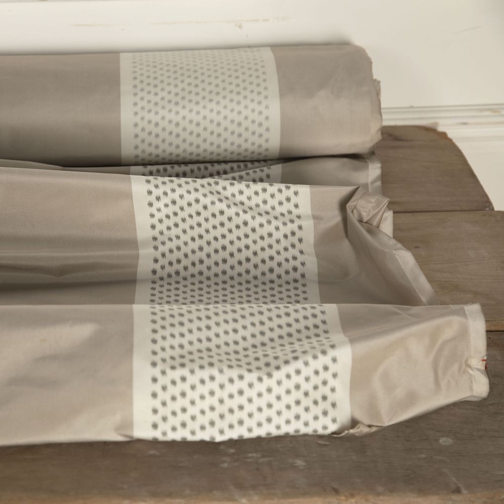 SALE: Contemporary Bolt of Manuel Canovas Silk Striped Fabric DA3720750