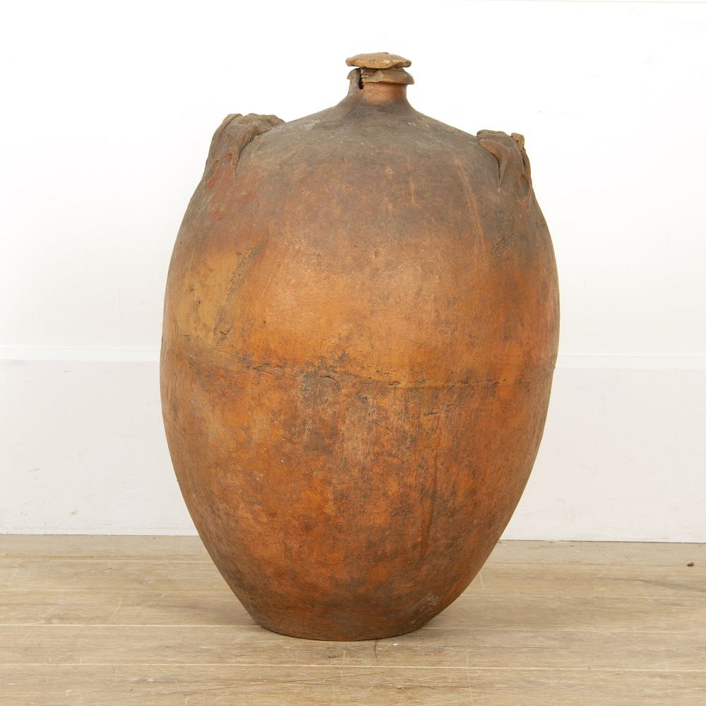 Early 19th Century French Terracotta Olive Oil Pot DA4517215