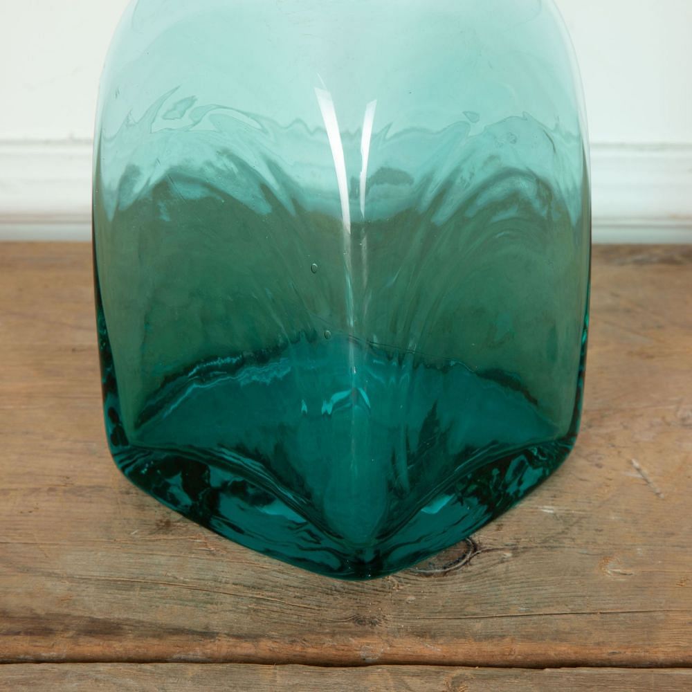 Turquoise Glass Decanter By Frank Thrower For Dartington DA5833852