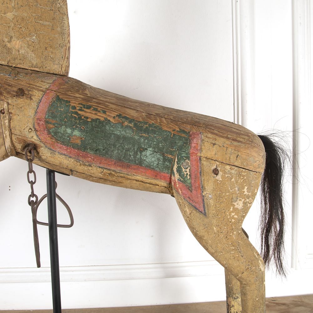 19th Century French Wooden Folk Art Horse DA6013705