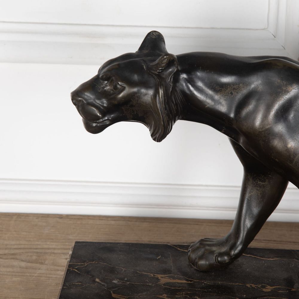 20th Century Art Deco Spelter Panther DA8531530