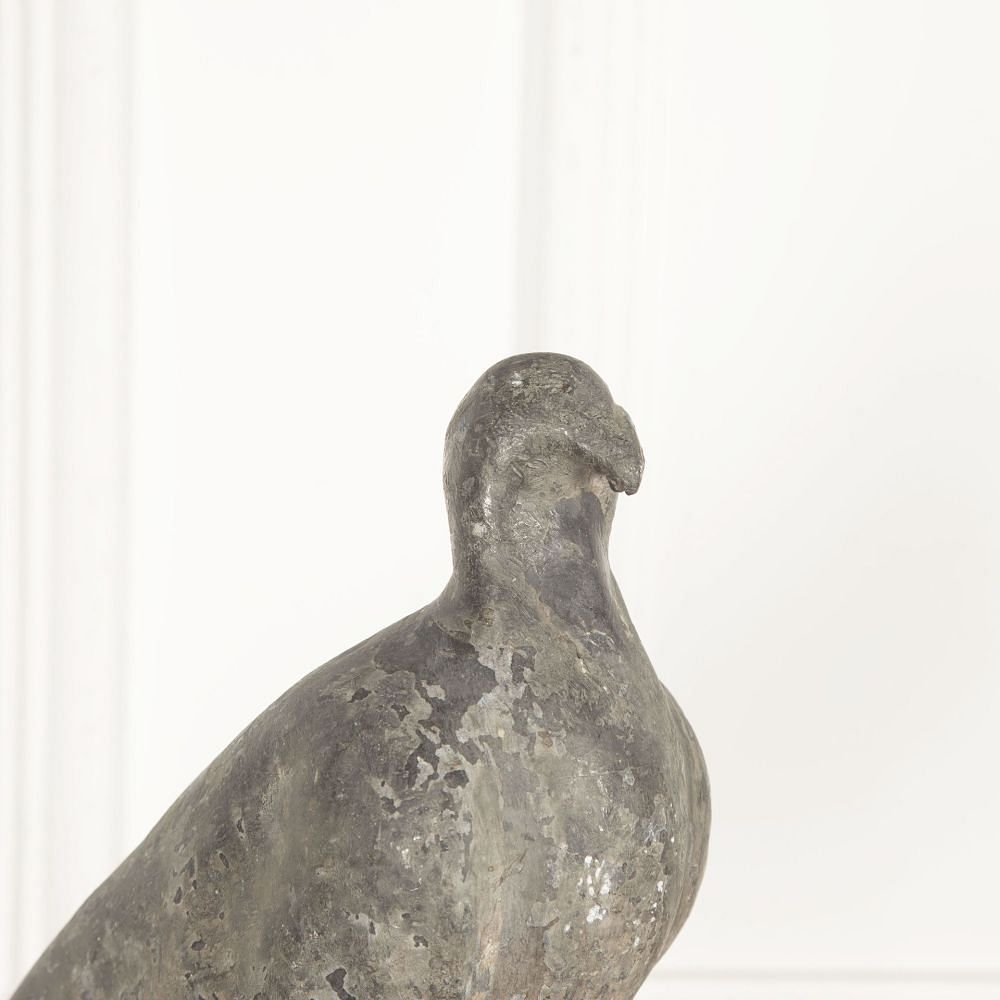 19th Century Estate Made Lead Decoy Pigeon DA9033224