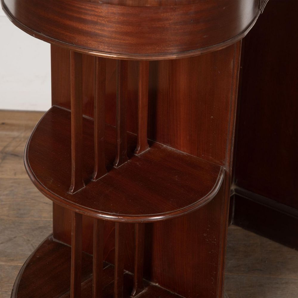 Early 20th Century Edwardian Mahogany Skeleton Kidney Desk DB6330122