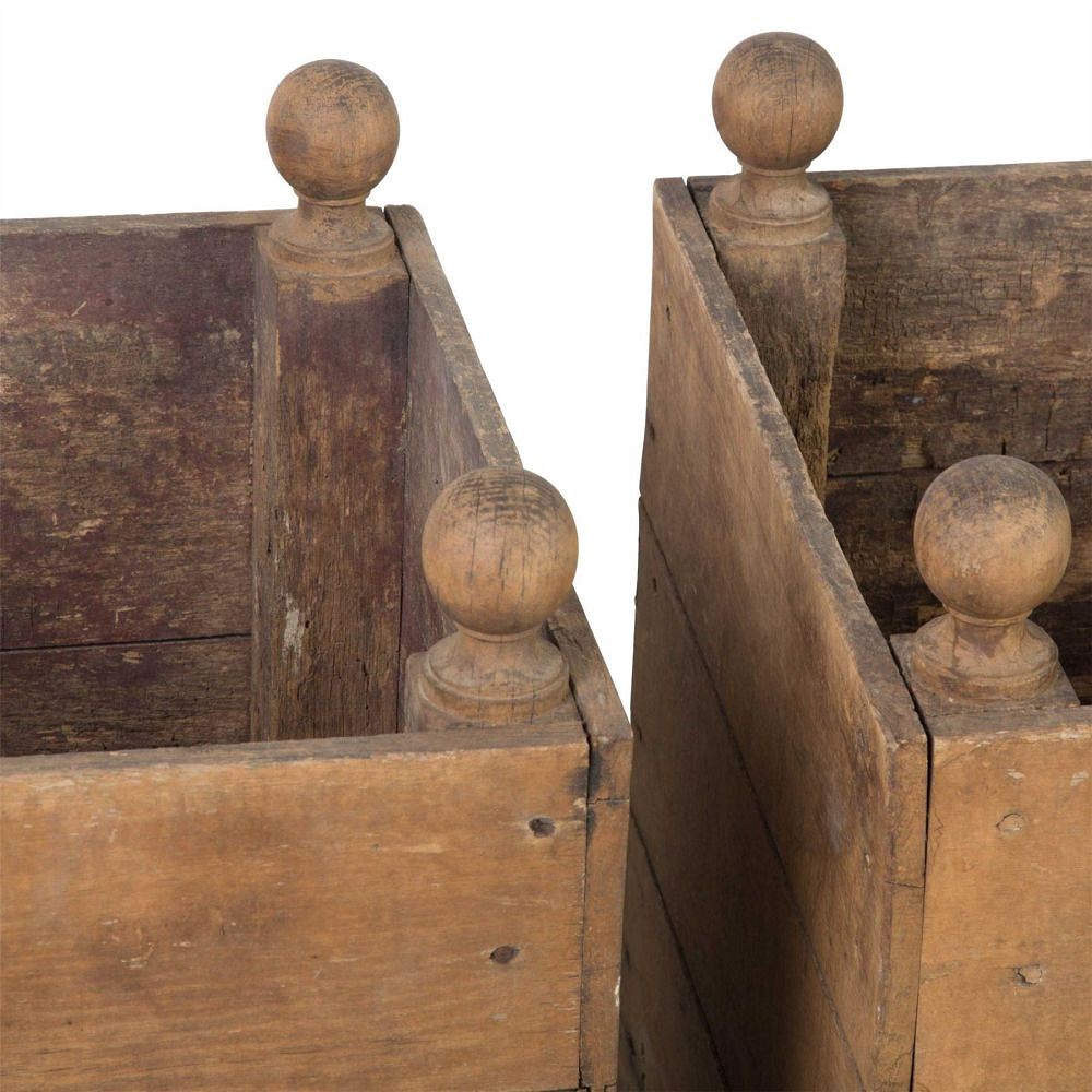 Pair of Wooden Planters GA1111481