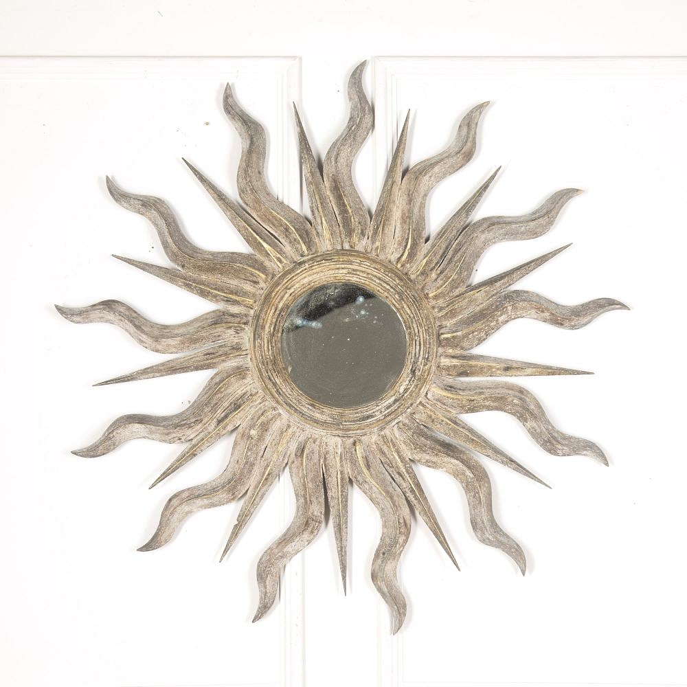 Italian Painted Starburst Mirror MI7313375