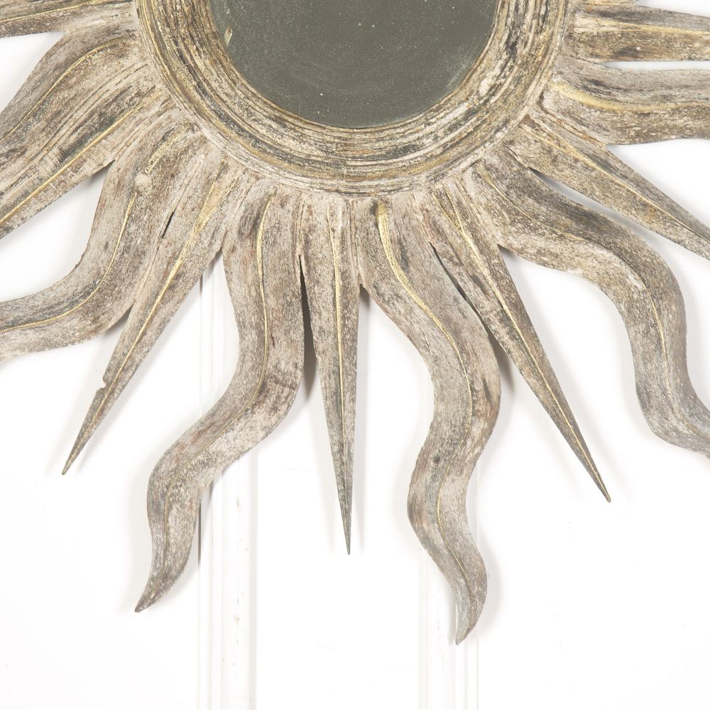 Italian Painted Starburst Mirror MI7313375