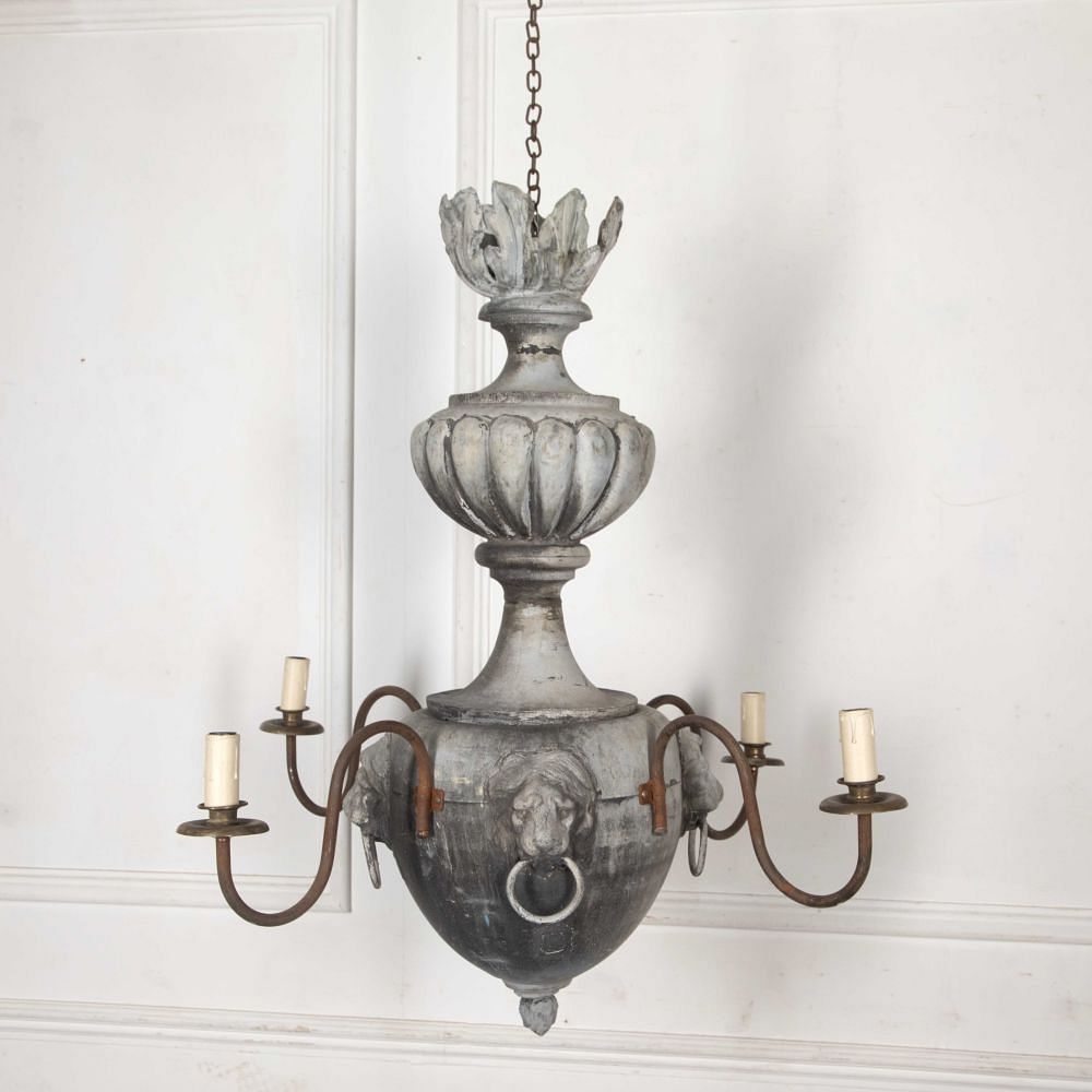 19th Century French Finial Chandelier LC0927786