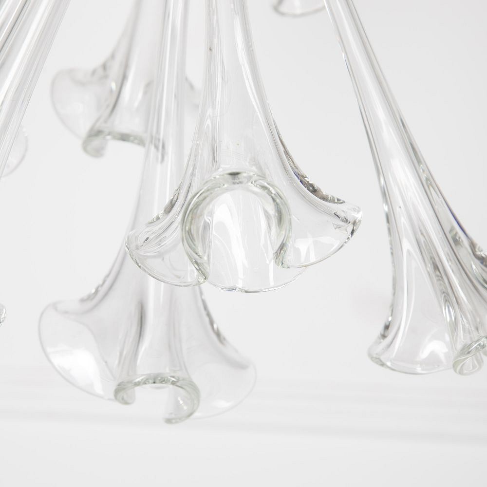 20th Century Murano Flower Starburst Hanging Light LC2924058