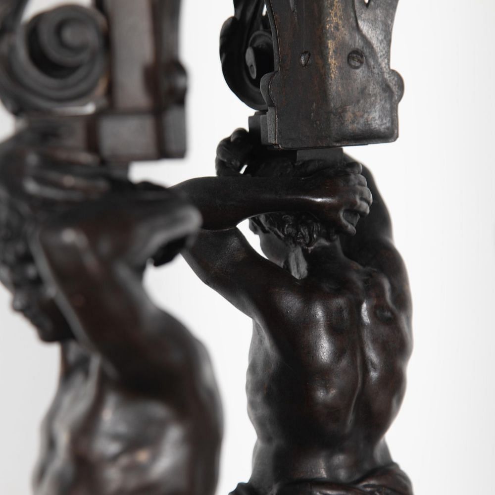 Monumental 19th Century French Bronze Chandelier LC4130884
