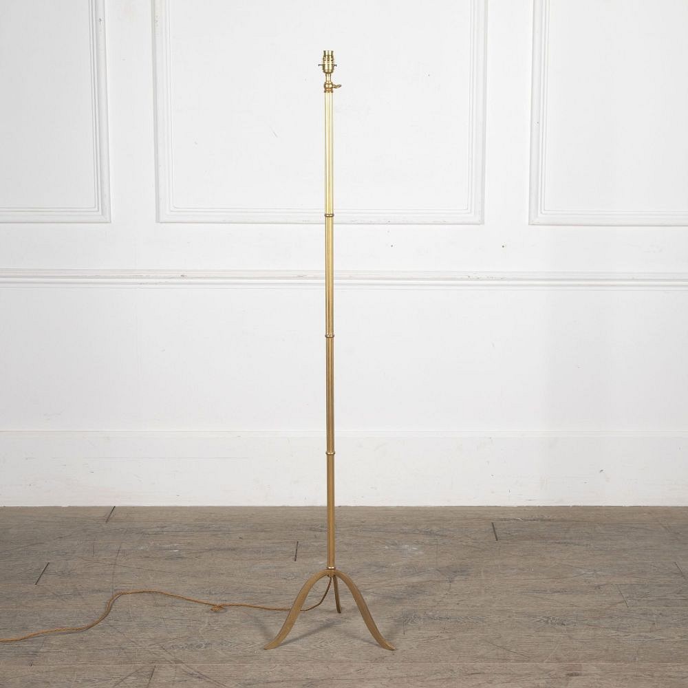 20th Century Brass Telescopic Floor Lamp LF1530011