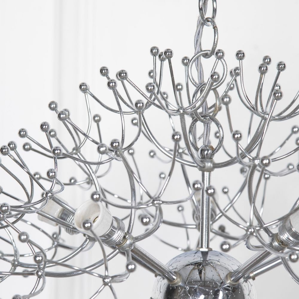 20th Century Italian Snowflake Pendant Light LL2927121