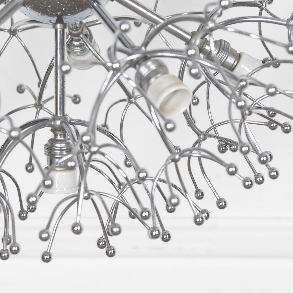 20th Century Italian Snowflake Pendant Light LL2927121