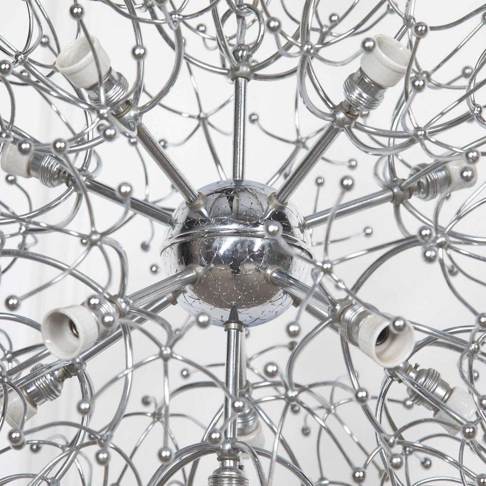 20th Century Italian Snowflake Pendant Light LL2927121