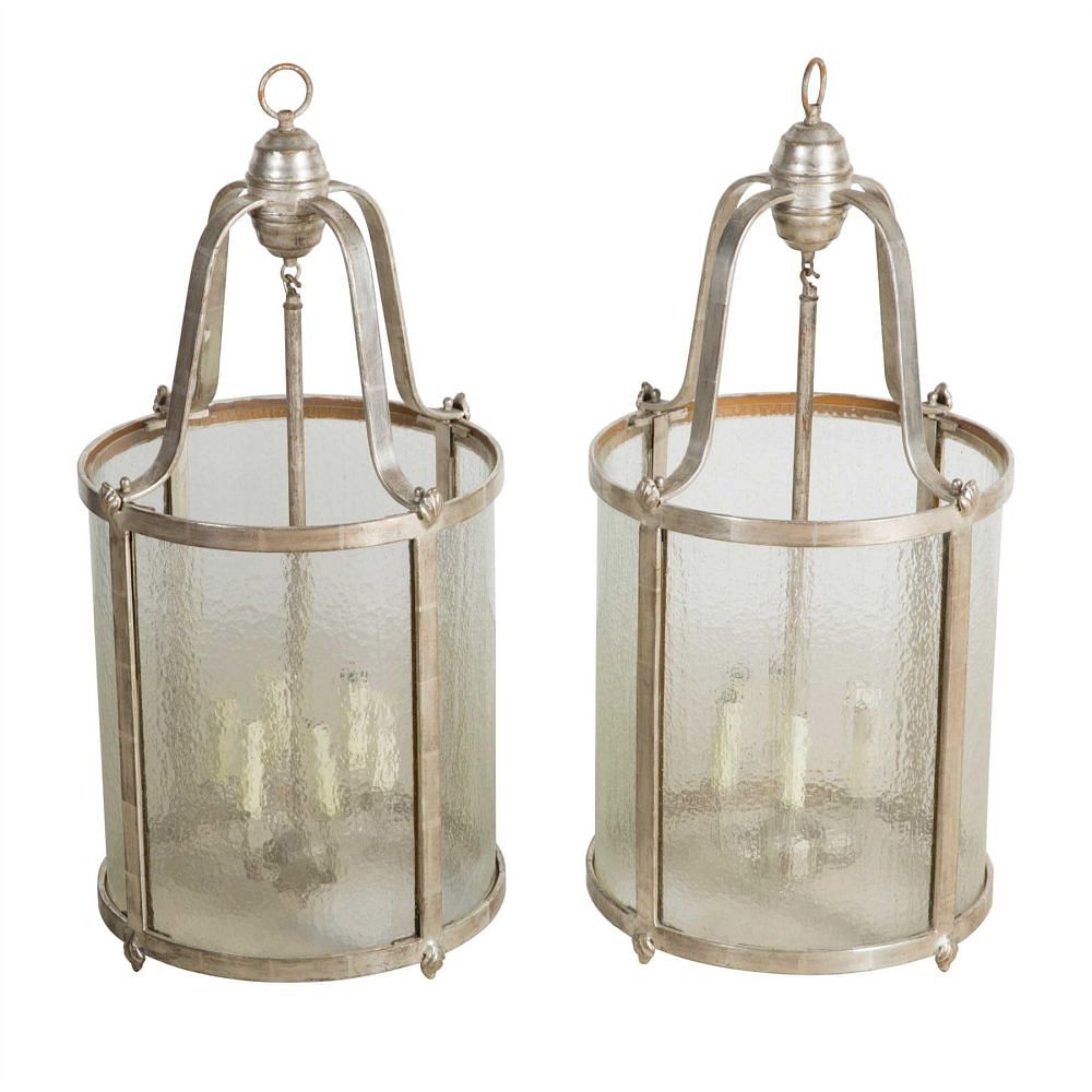 Pair of 20th Century Hall Lanterns c.1970 LL4159038