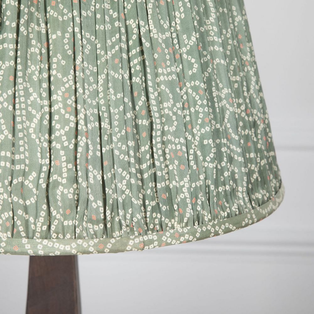 40cm Teal Bandani Silk Lampshade LS6633269