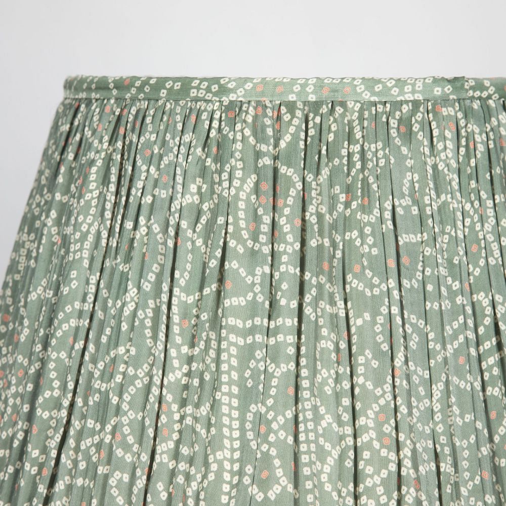 40cm Teal Bandani Silk Lampshade LS6633269