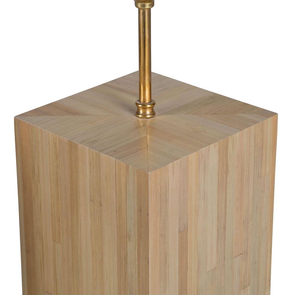 Pair of Straw Marquetry Lamps LT015299