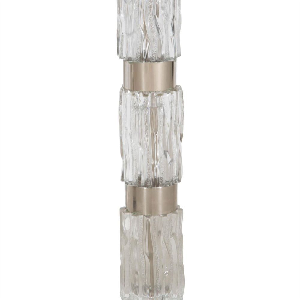 Pair 1960's Italian Lucite side lamps with modern reflective shades LT289187