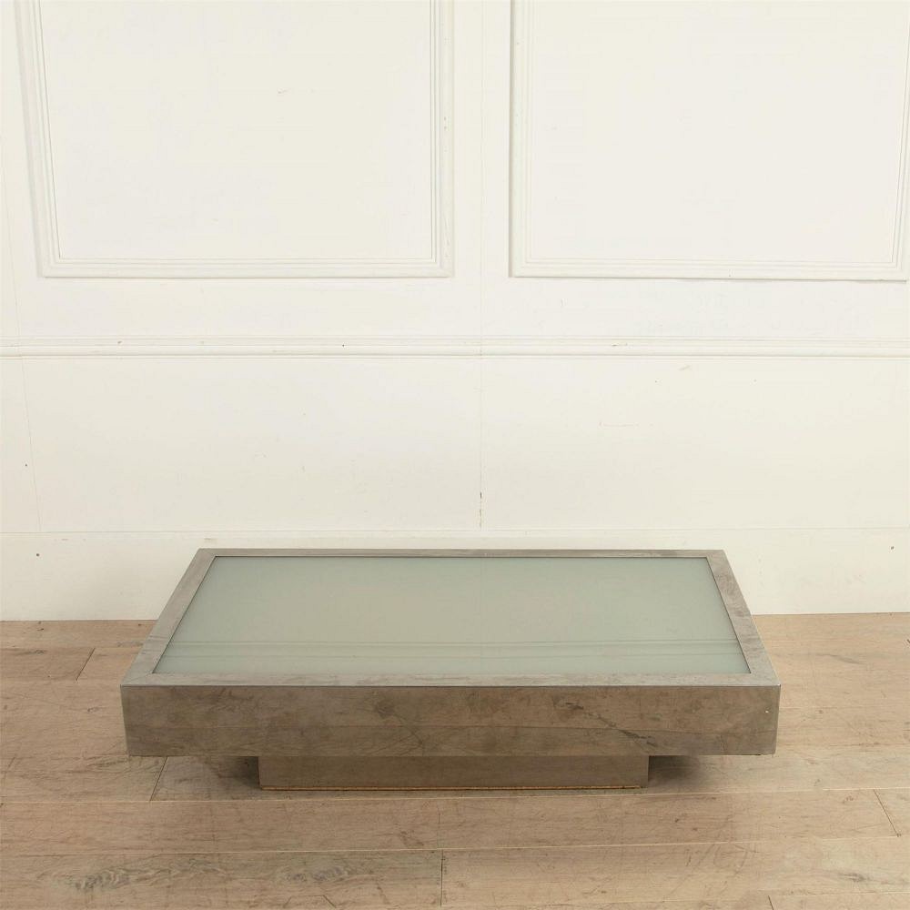 SALE: 20th Century Italian Willy Rizzo Coffee Table LT4861188