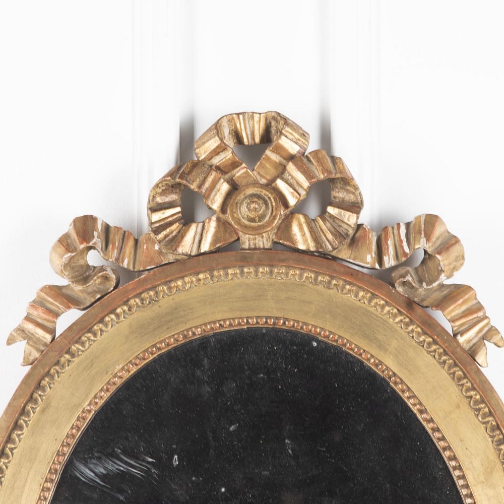 18th Century Gustavian Oval Mirror MI1430276