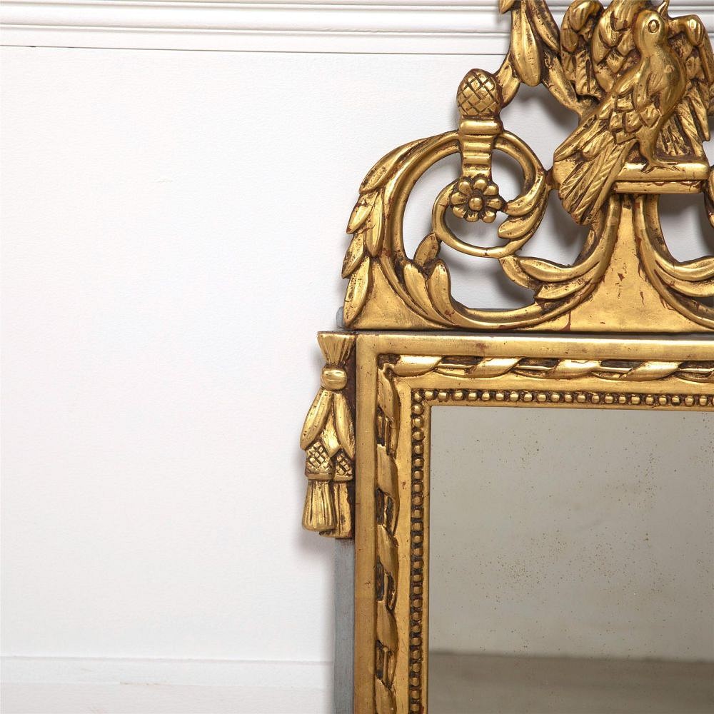 Louis XVI Style Giltwood Marriage Mirror MI1561883