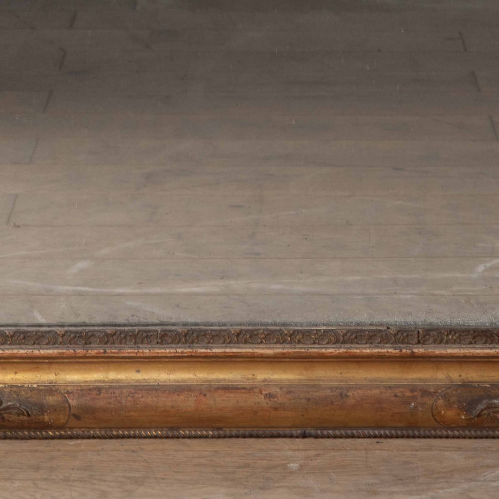 19th Century Louis Philippe Overmantle Mirror MI2329232