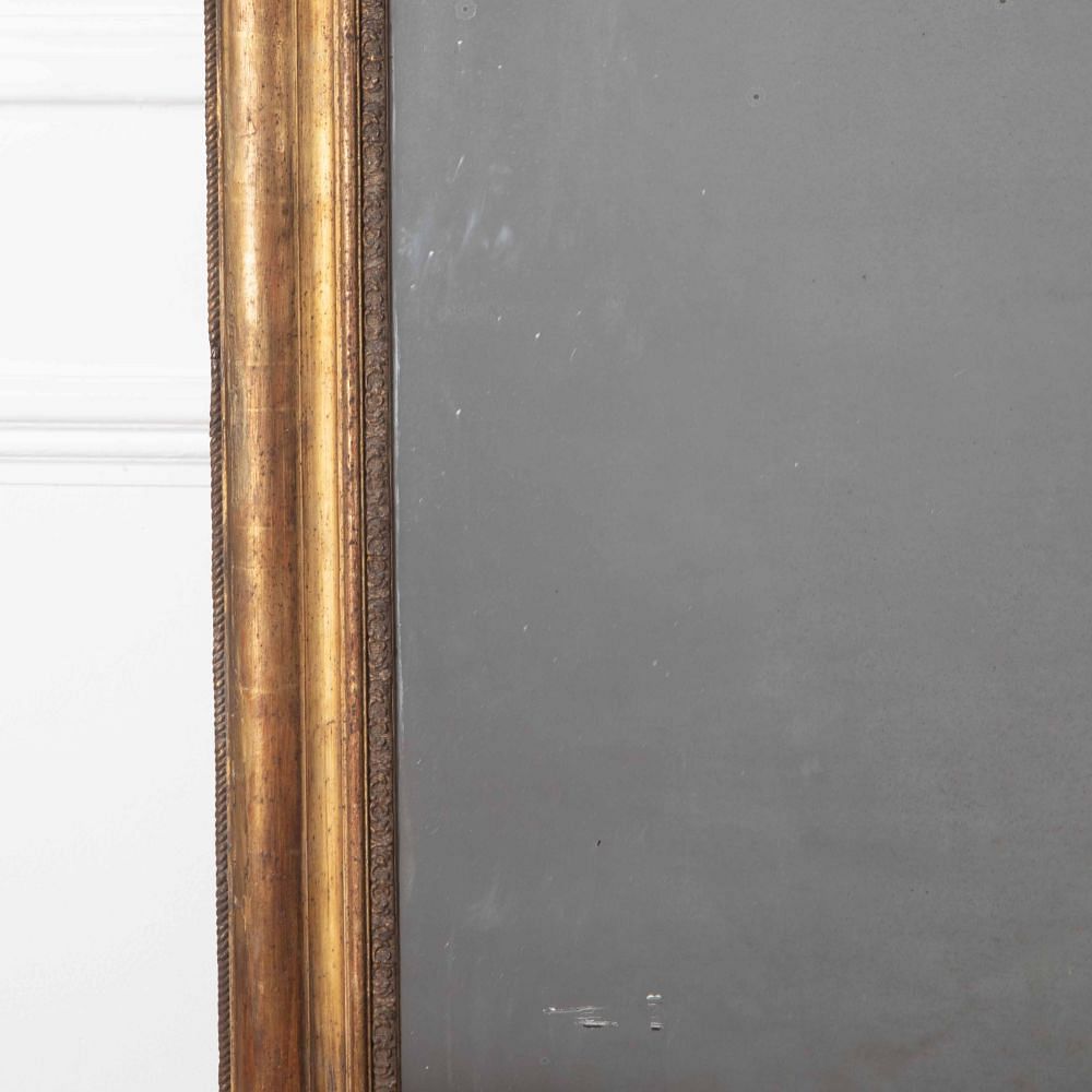 19th Century Louis Philippe Overmantle Mirror MI2329232