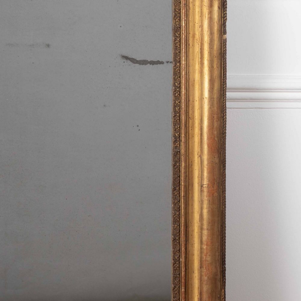 19th Century Louis Philippe Overmantle Mirror MI2329232