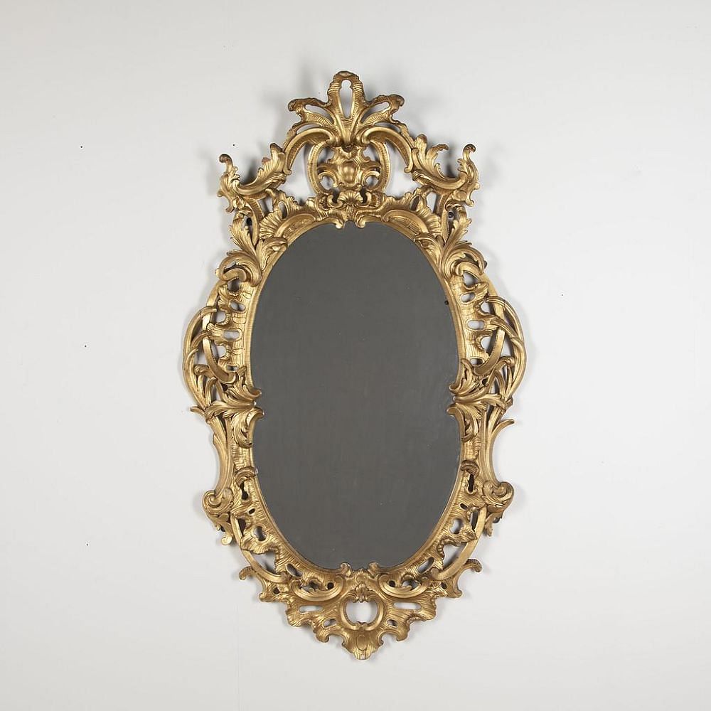 George II Giltwood Mirror MI2726695