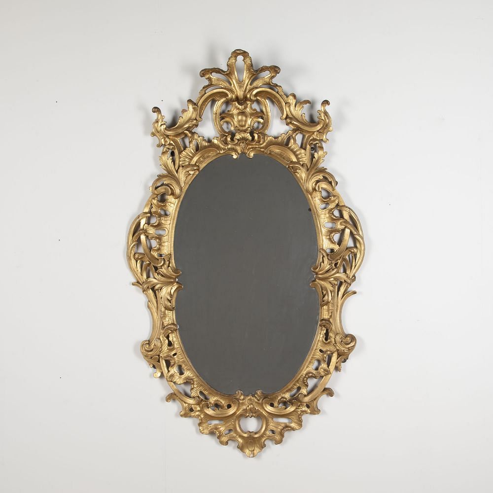 George II Giltwood Mirror MI2726695