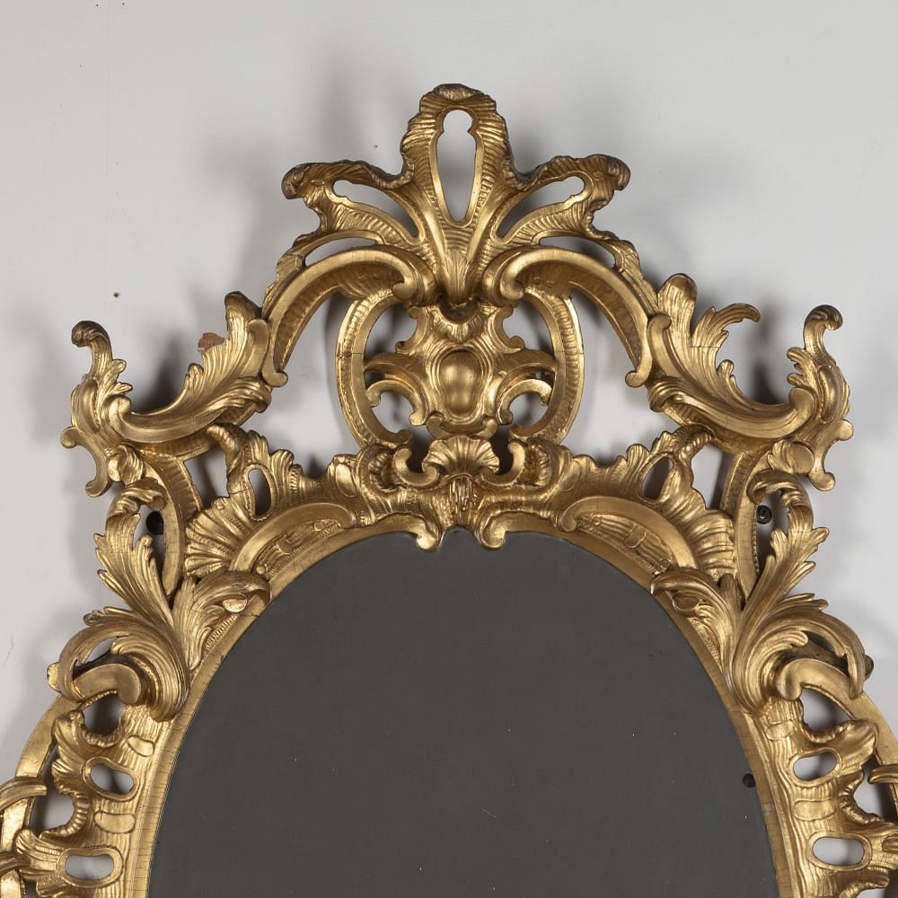 George II Giltwood Mirror MI2726695