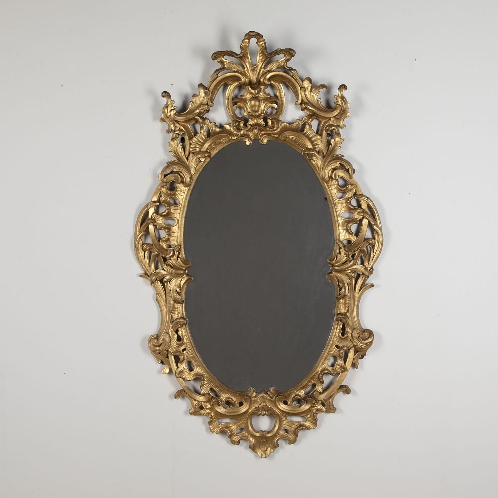George II Giltwood Mirror MI2726695