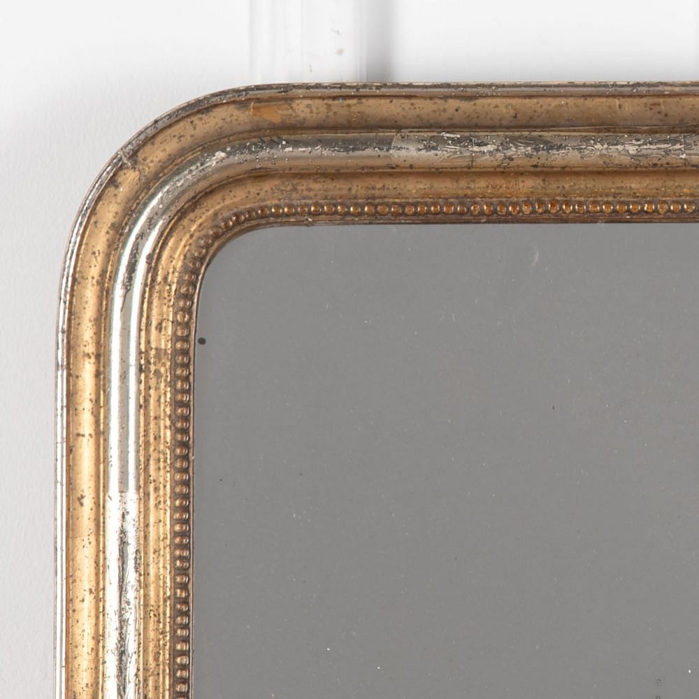 19th Century Silver Gilt Louis Philippe Mirror MI7131824