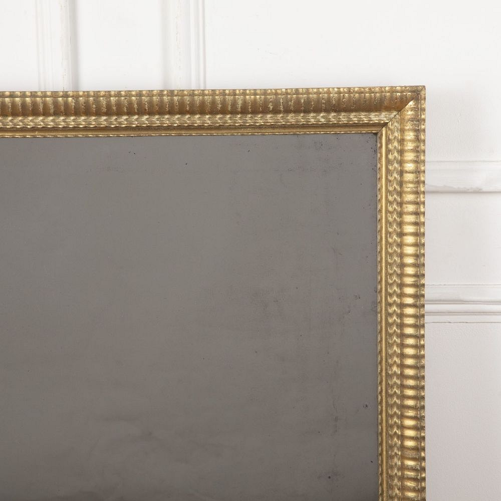 19th Century French Gilt Ripple Mirror MI7133515