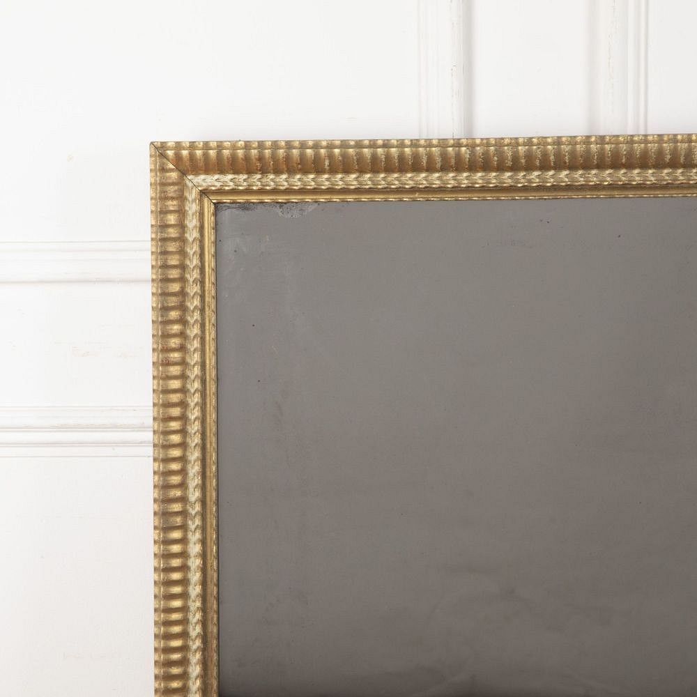 19th Century French Gilt Ripple Mirror MI7133515