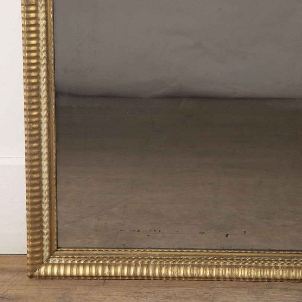 19th Century French Gilt Ripple Mirror MI7133515