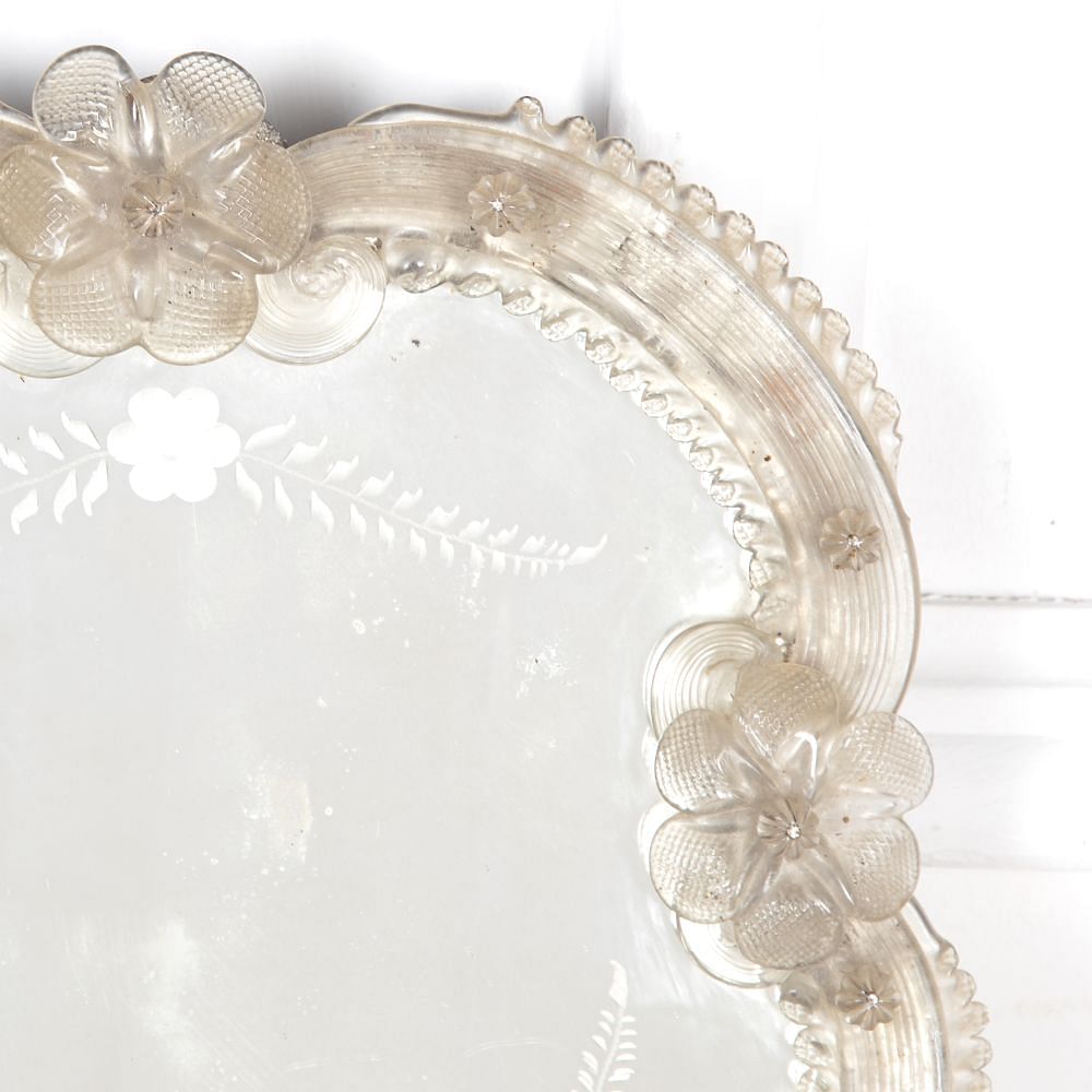 20th Century Murano Glass Framed Mirror MI8023032