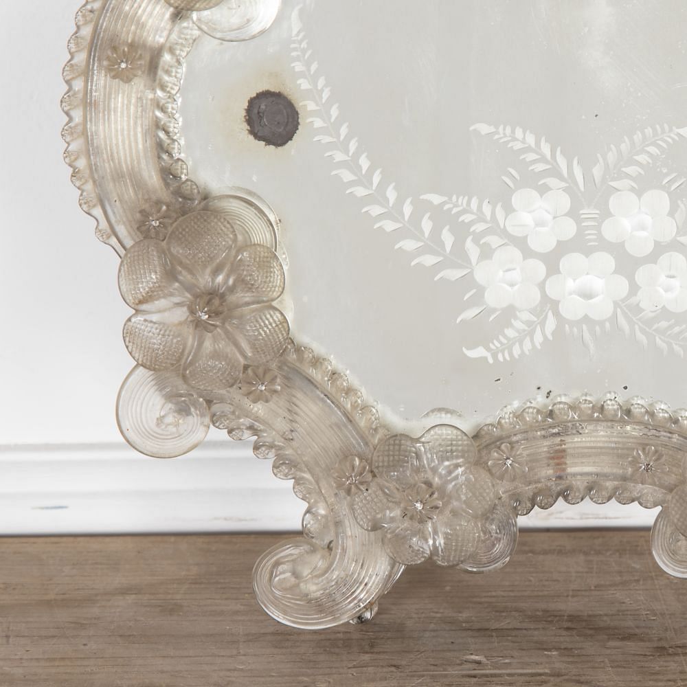 20th Century Murano Glass Framed Mirror MI8023032