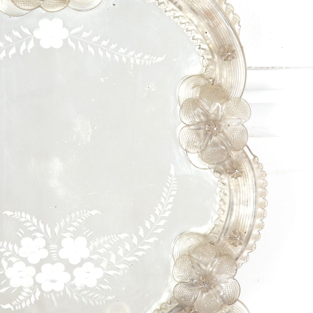 20th Century Murano Glass Framed Mirror MI8023032