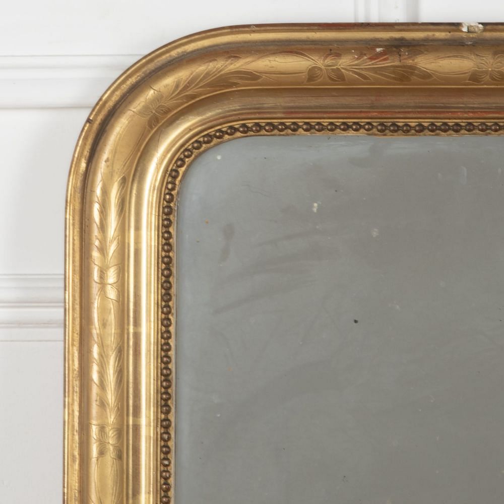19th Century Arch Topped Gilt Mirror MI8531517