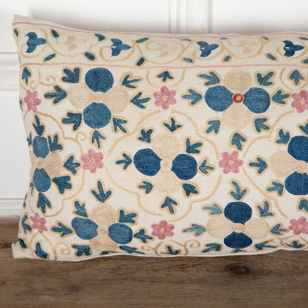 Indian Silk Embroidered Cushion RT9034094