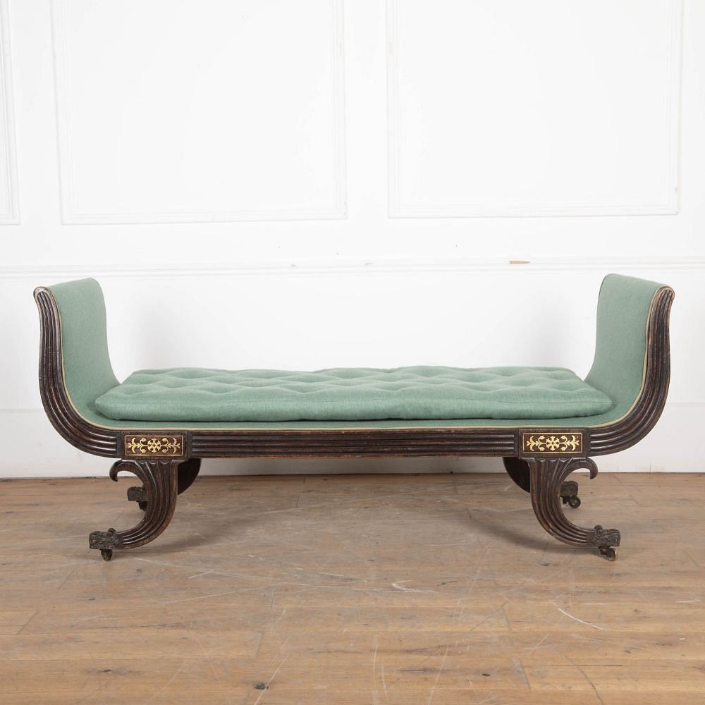 19th Century Regency Rosewood Window Seat or Daybed SB0132674