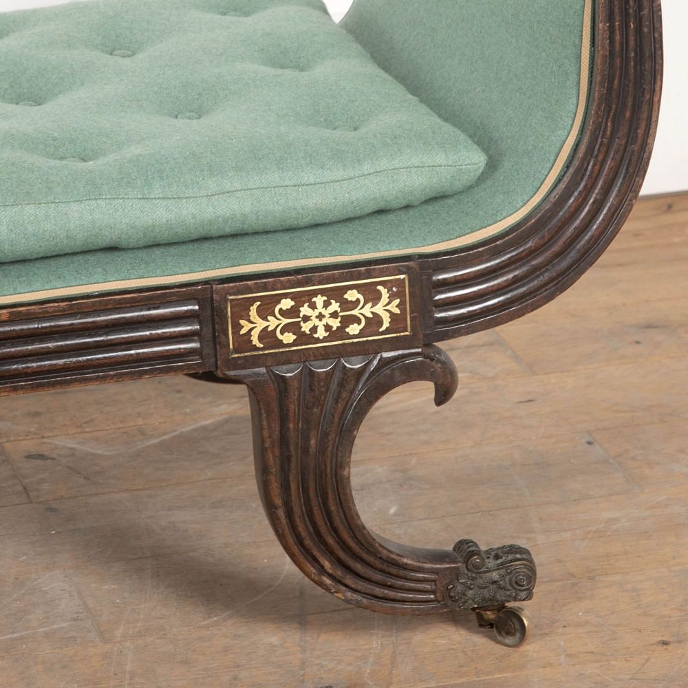 19th Century Regency Rosewood Window Seat or Daybed SB0132674