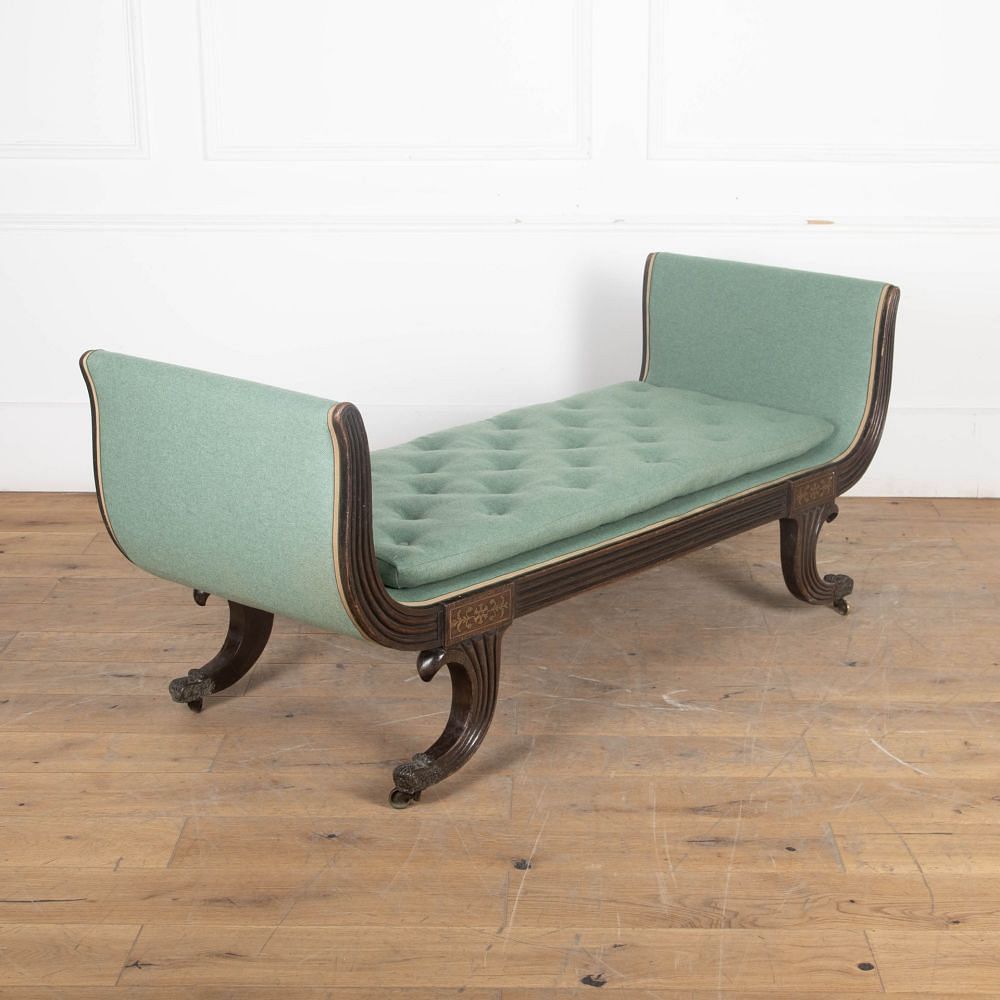 19th Century Regency Rosewood Window Seat or Daybed SB0132674