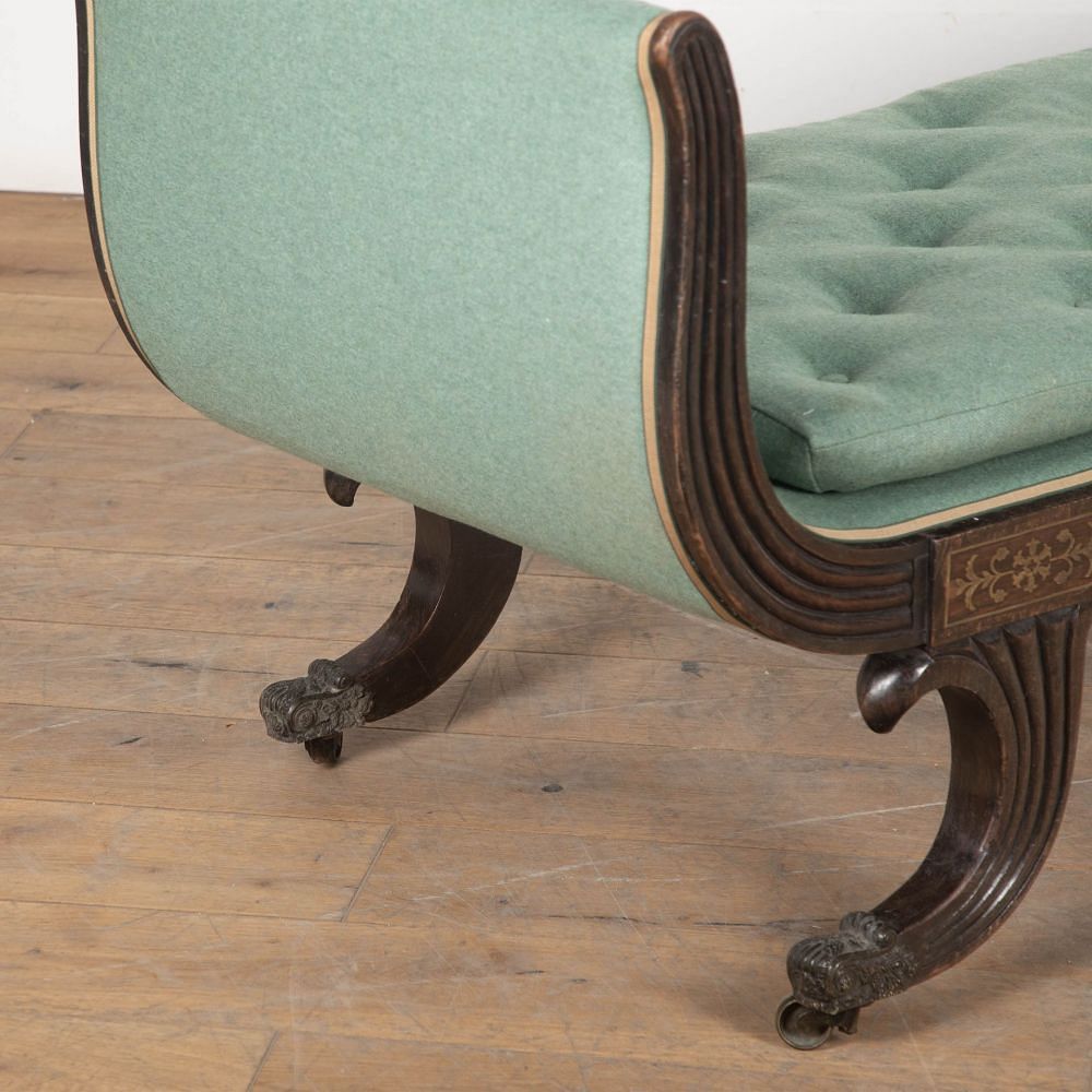 19th Century Regency Rosewood Window Seat or Daybed SB0132674