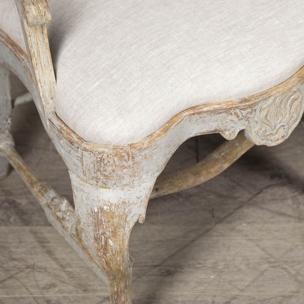 Swedish 18th Century Period Rococo Sofa SB6025024