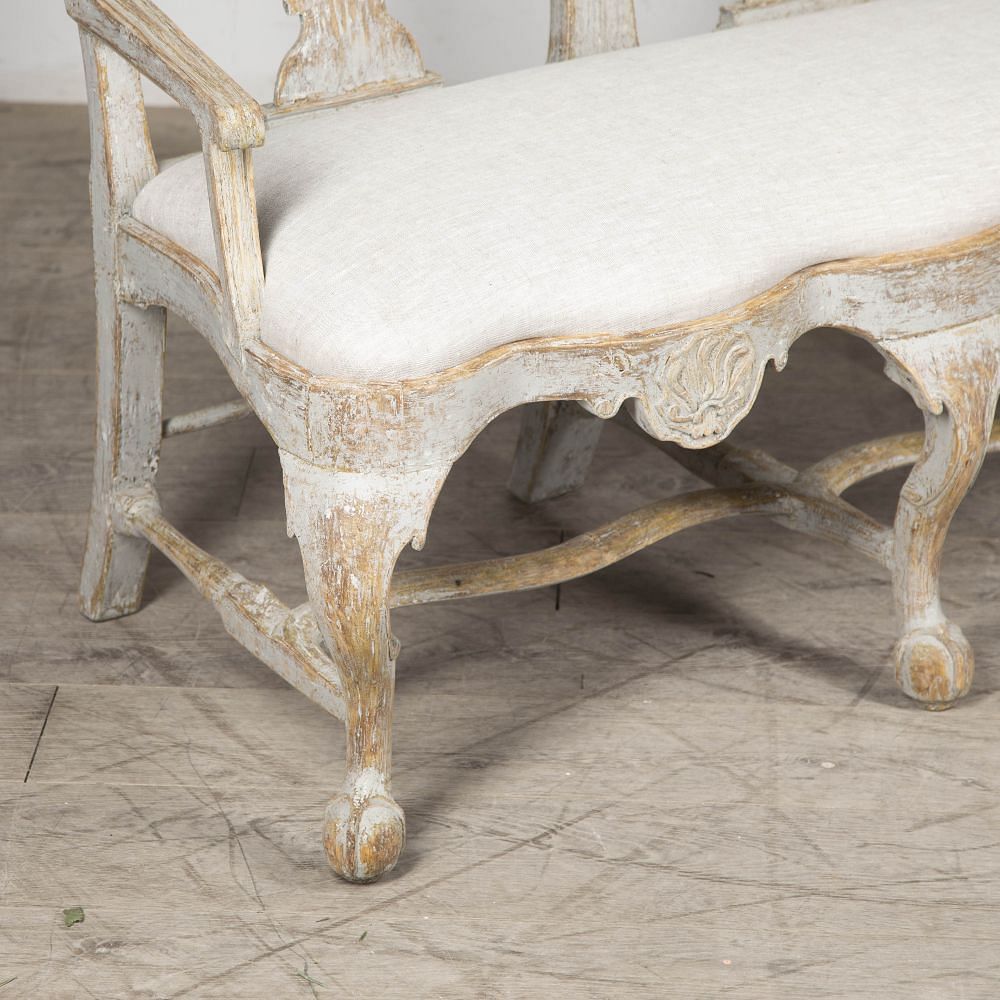 Swedish 18th Century Period Rococo Sofa SB6025024