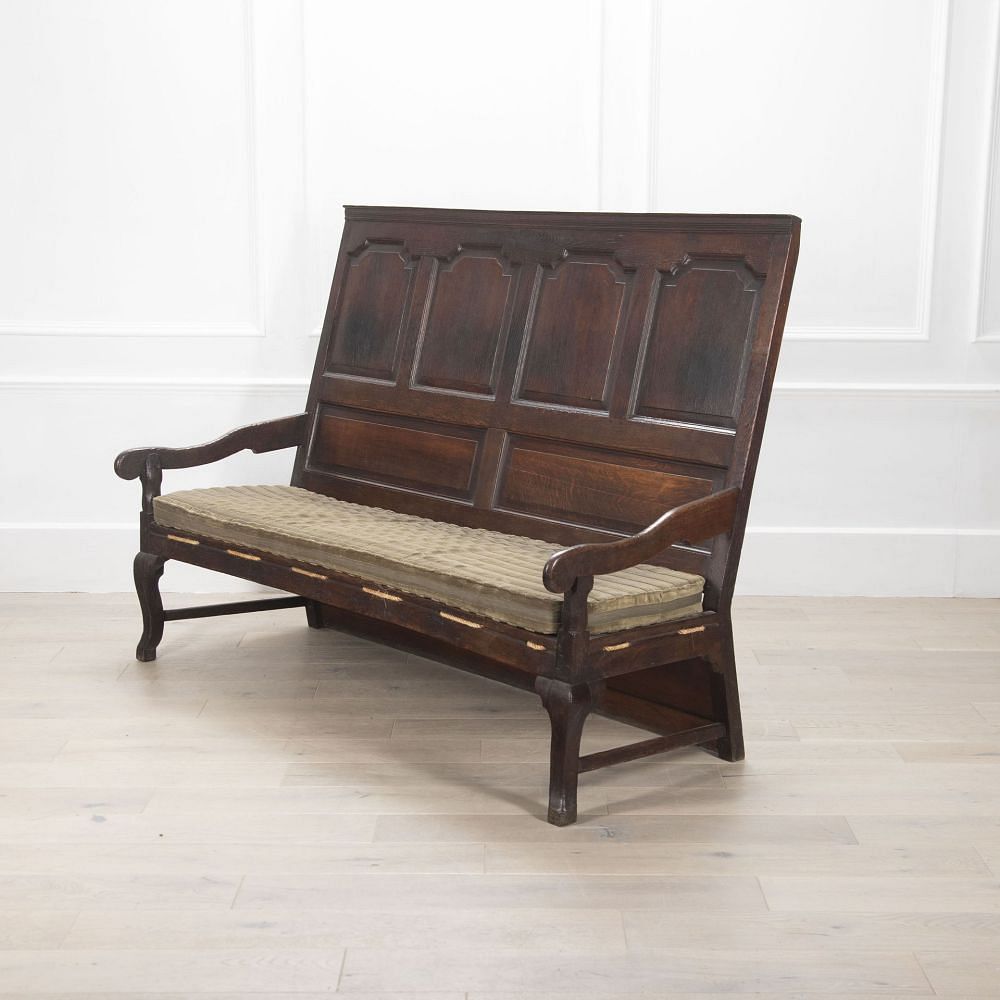 Mid 18th Century English Oak Settle SB9233520